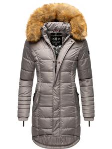 Пуховик Navahoo Steppmantel Papaya, цвет Zinc Grey