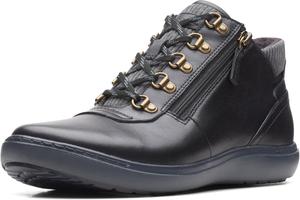 Женские ботильоны Clarks Nalle Mid, Black Leather