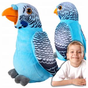 Говорящий попугай повторяет Говорящий плюшевый мишка Говорящая птица Рождественский подарок Z1170N Stator