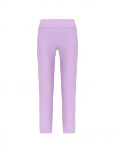 Леггинсы с полосатыми деталями Versace Jeans Couture, фиолетовый