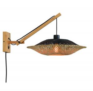 Настенный светильник GOOD&MOJO KALIMANTAN, бамбук - древесный материал - пластик