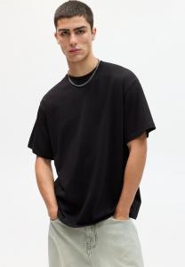 Футболка PULL&BEAR BOXY FIT , Black