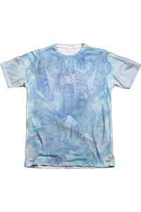 Футболка с коротким рукавом Batman Brooding Adult из полиэстера/хлопка Gildan, белый