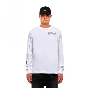 Лонгслив Diesel JusN62, белый