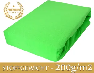 Простыня на резинке махровая простыня на резинке 200х200 см зеленая ПРЕМИУМ Timex-Pol