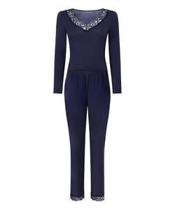 Пижама Hunkemöller, темно-синий