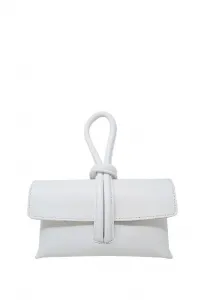 Клатч с плечевым ремнем в виде доллара. Chicca Borse, Bianco