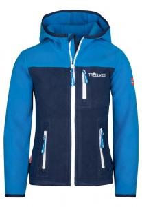 Флисовая куртка TROLLKIDS STAVANGER , Azure Blue/Navy/Dark Blue