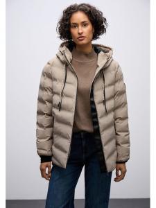 Street One Стеганая куртка бежевого цвета