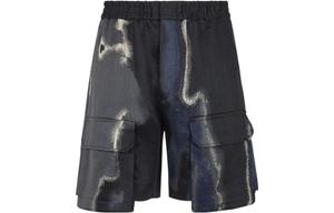 FENDI Повседневные шорты мужские черные