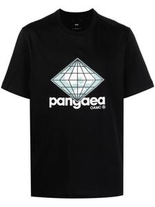 Футболка с графичным принтом OAMC, черный