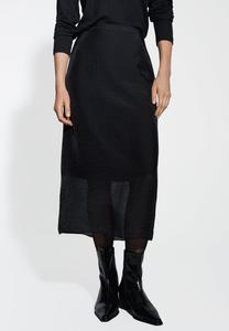 Юбка OPUS MIDI SLIM FIT STRAIGHT CUT, Black