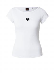 BOSS Футболка 'C_Etine' в белом цвете