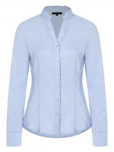 Эластичная блузка итальянского синего цвета More & More