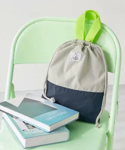 Двухцветная сумка на завязках с ручками, идеально подходит для школьных сумок детей, мальчиков и девочек, весна/лето 2026 Devirock, цвет 004-L Gray