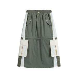 PLAYER Повседневная Длинная Юбка Женская Многоцветная Kappa, Хаки