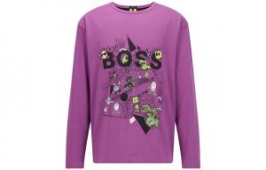 HUGO BOSS Футболка SS22 мужская фиолетовая