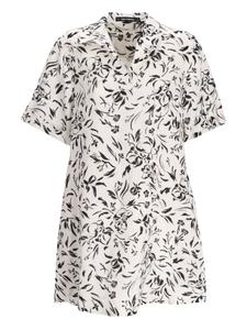 Karl Lagerfeld платье мини с цветочным принтом, белый