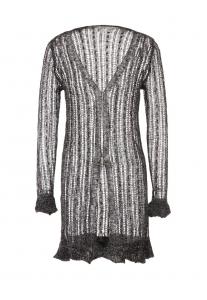 Вязаный кардиган caneva Knit Cardigan, черный