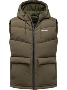 Amaci&Sons Зимний жилет LOWELL оливкового цвета