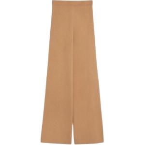 Вязаные брюки с ребристой талией Maxmara, camel