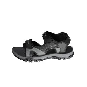 BAKE Пляжные сандалии мужские черно-серые, цвет Black Gray