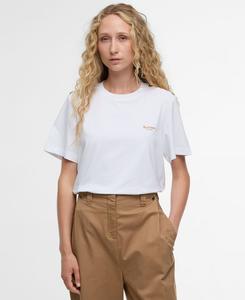 Женская футболка с круглым вырезом Marla Barbour, White