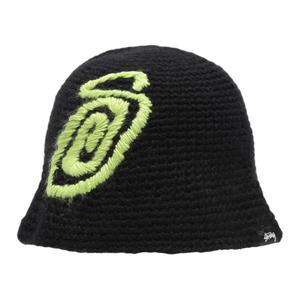 Вязаная ведро-шляпа Swirly S Stussy