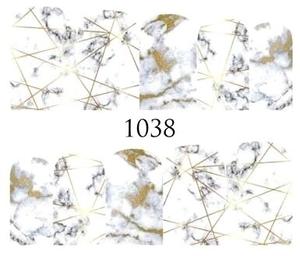 Водные наклейки для ногтей - №1038, Raisin