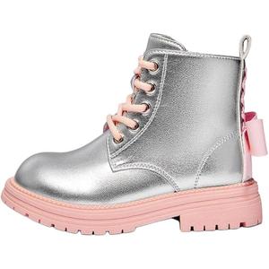 Детские утепленные ботинки Kids Snoffy, серебряный