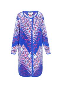 Вязаный кардиган IZIA, синий