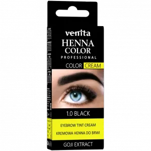 Крем-хна для бровей черная Venita Henna Color, 15 мл