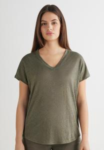 Футболка Intimissimi Basic T-shirt, Brown/Mottled Light Brown