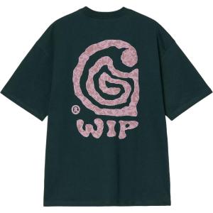 Футболка Helix Swirl logo Carhartt WIP, зеленый