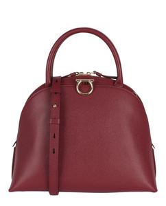 Сумка Gancini Medium с верхней ручкой Salvatore Ferragamo, цвет burgundy