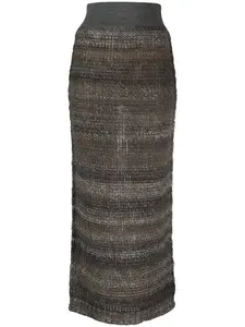 Трикотажная юбка миди Lynette DESTREE, коричневый