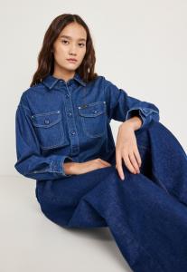Блуза Lee FLAP POCKET SHIRT, Bask In It/Blue Denim