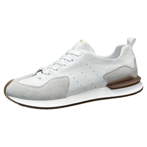 ZUOSAISI Износостойкие дышащие низкие повседневные туфли, белые, мужские