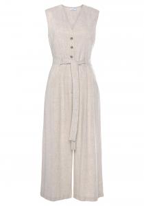 Комбинезон LASCANA, бежевый