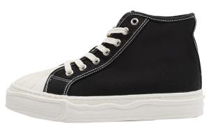 Холщовые кеды женские высокие Semir, черный