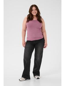 KAFFE curve Футболка Jersey top KComia облегающего кроя в цвете Tulipwood