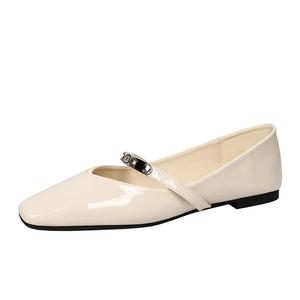 YAFEI XUANYU Белые женские балетки на плоской подошве 1 см, цвет White