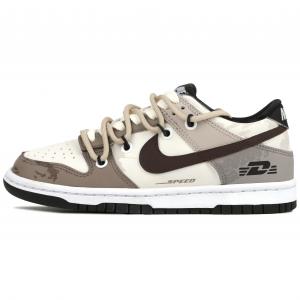 Nike Dunk Panda Abrasion Resistant Low top Skateboard Shoes Unisex бежевый белый коричневый