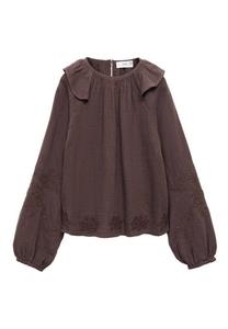 Блуза Mango Kids KID, Brown