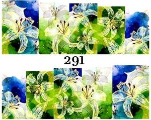 Водные наклейки для ногтей - №291, inna