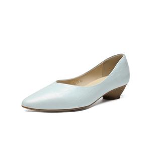 ZHR Женские туфли на высоком каблуке бежевый/королевский черный/голубой — голубой, цвет Light Blue