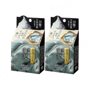 Окинавское мыло с морскими водорослями для очищения 80 г/80 г*3 COW SOAP, 80g*2