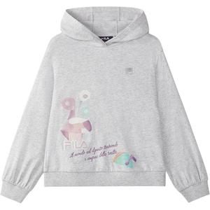 Свитшот rainy silk детский FILA KIDS, серый