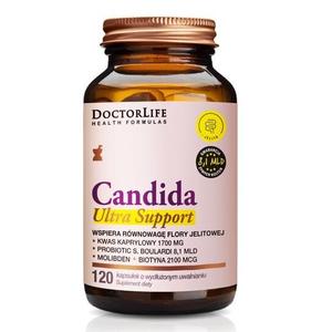 Doctor Life, Candida ultra support БАД, поддерживающий баланс кишечной флоры, 120 капсул