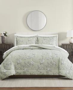 Комплект постельного белья Bird Toile из 3 предметов Macy's, цвет sage